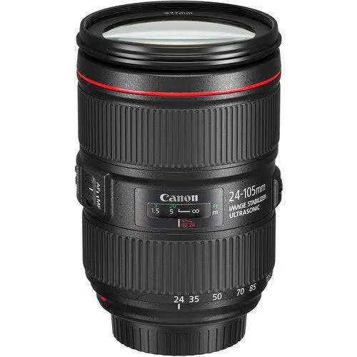 Canon EF 24-105mm f/4L IS II USM Lens   Bag Cleaner 3pc Filter Kit Table Tripod
